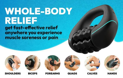 Powered Rolling Fascia Massager with Vibration Device