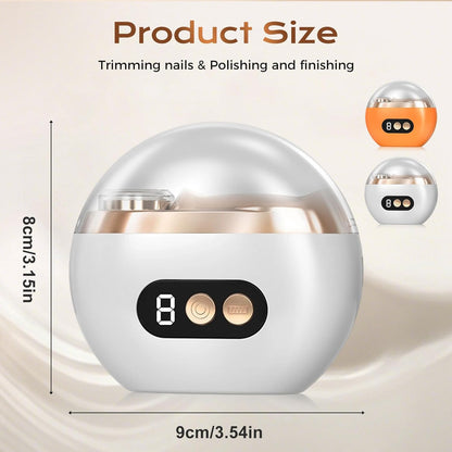 3-in-1 Electric Nail Clipper Polisher Trimmer