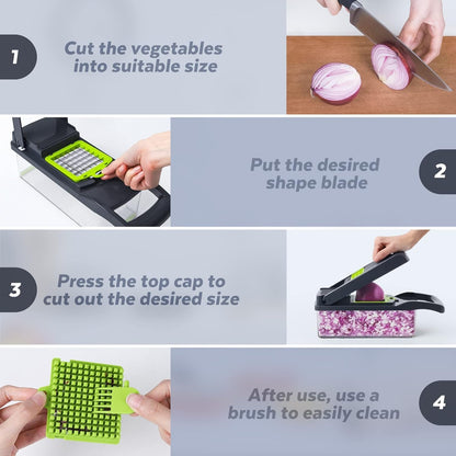 14-in-1 Multifunctional Vegetable Chopper Pro