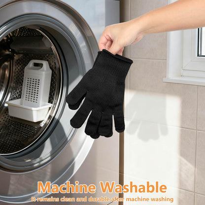Cut Resistant Kitchen Gloves PU Coated Safety