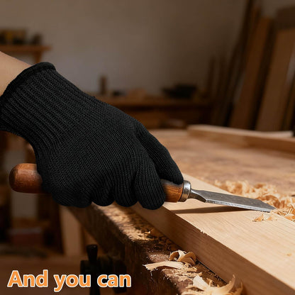 Cut Resistant Kitchen Gloves PU Coated Safety