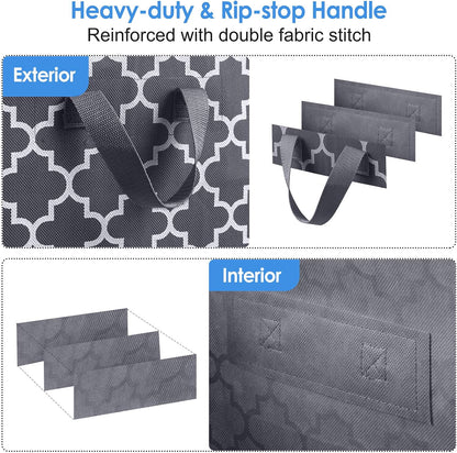 Large Storage Bags 2-Pack Foldable Organizer